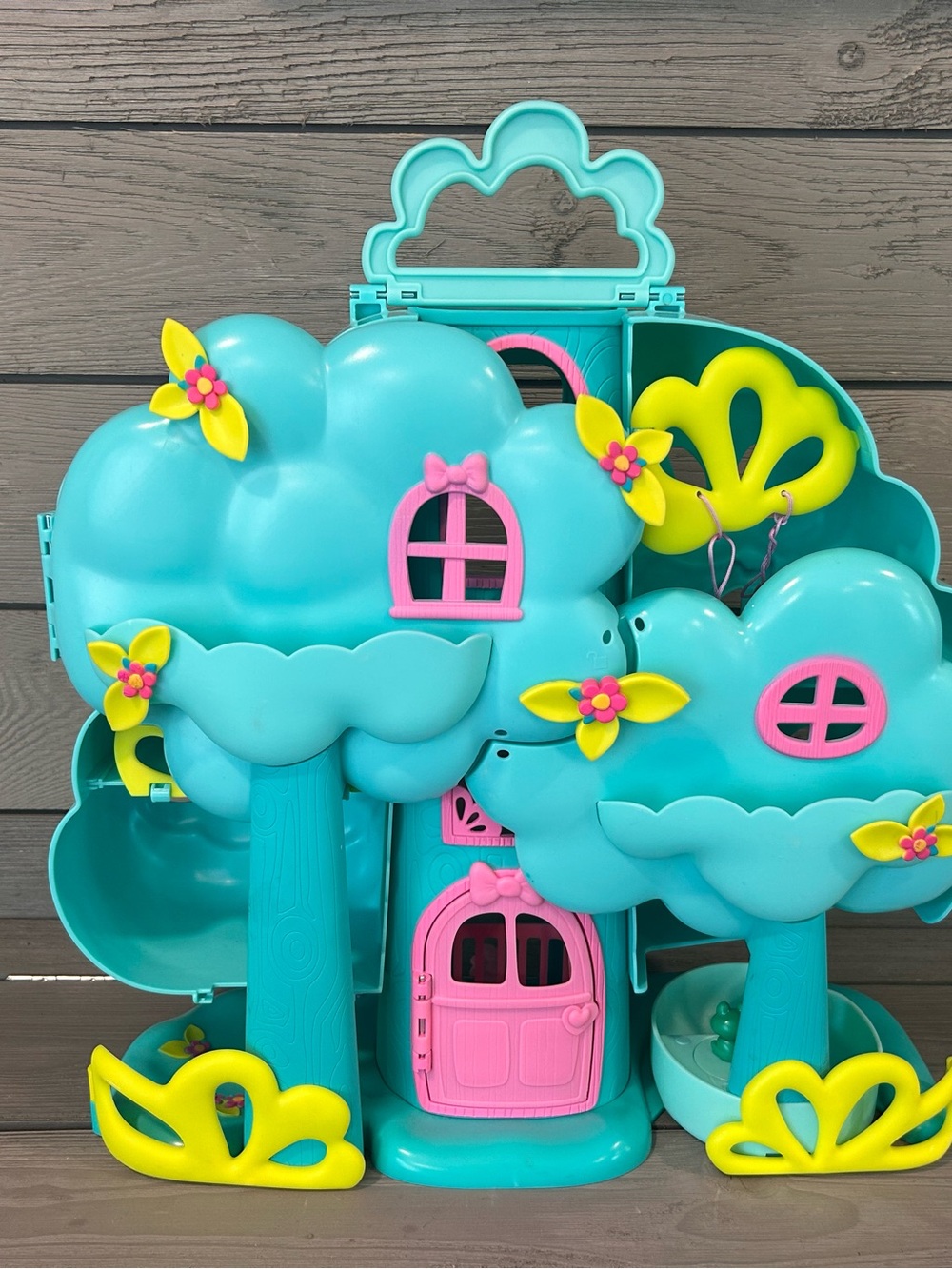 Turquoise & Pink Treehouse Playset Kids Toy